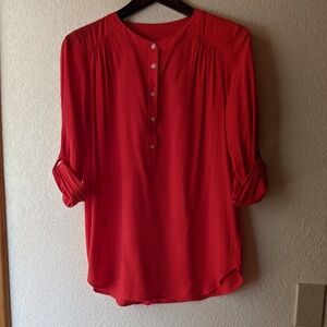 Ann Taylor Loft coral blouse